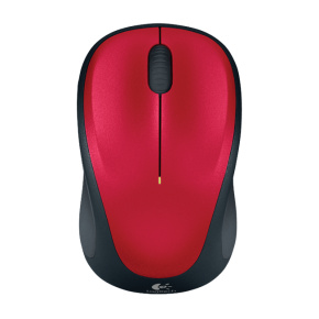 Logitech M235/Cestovná/Optická/1 000 DPI/Bezdrôtová USB/Čierna-červená Logitech M235/Cestovná/Optická/1 000 DPI/Bezdrôtová USB/Čierna-červená