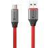 Tactical Fat Man 2.0 Cable USB-A/USB-C 1m Red