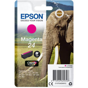 Epson Singlepack Magenta 24 Claria Photo HD Ink Epson Singlepack Magenta 24 Claria Photo HD Ink