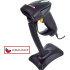 CCD čítačka Virtuos HT-310A, dlhý dosah, USB (klávesnica/RS-232 emulácia), stojan, čierna