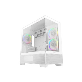 DEEPCOOL Case CG380 3F WH, mATX, ARGB, Průhledná bočnice, 3x120mm Fan, bílá DEEPCOOL Case CG380 3F WH, mATX, ARGB, Průhledná bočnice, 3x120mm Fan, bílá