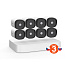 Tenda K8P-4TR - PoE kamerový set 4Mpx, 8CH NVR + 8x IP kamera 4Mpx IP67, zvuk, web. rozhranie, CZ app