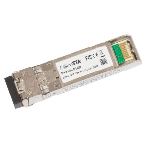 MikroTik SFP+ (miniGBIC) modul S+31DLC10D, SM, 10km, 10G