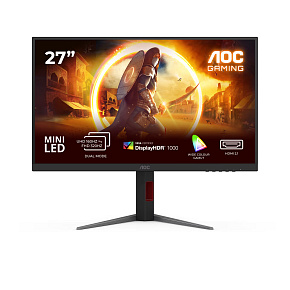 AOC Gaming/u27G4XM/27"/IPS/4K UHD/160Hz/1ms/Čierna/3R