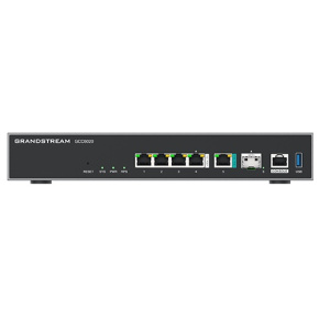 Grandstream GCC6020 all-in-one (6,5 Gbps VPN router, NGFW, switch 10G SPF+, a IP PBX 50 užívateľov)