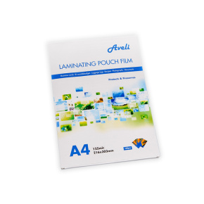 Laminovacie fólie AVELI A4/250mic (2x125), lesklé