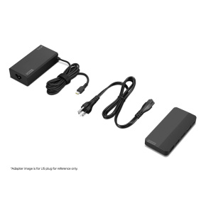 Lenovo USB-C Dual Display Travel Dock (w/adapter)