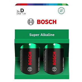 Bosch LR20SA2B/00 Super Alkaline (Blistr 2 ks) Bosch LR20SA2B/00 Super Alkaline (Blistr 2 ks)