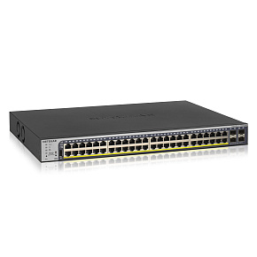 NETGEAR 48-Port Gigabit PoE+ (380W) SmartManaged Pro Switch with 4 SFP Ports