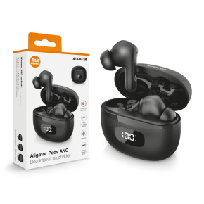 Slúchadlá ALIGATOR PODS ANC TWS08, čierna