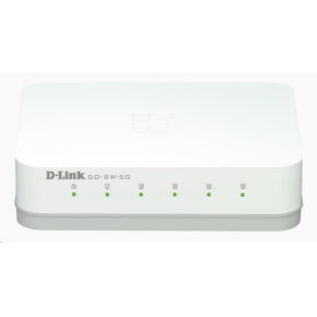 D-Link GO-SW-5G 5-portový 10/100/1000 gigabitový stolový prepínač