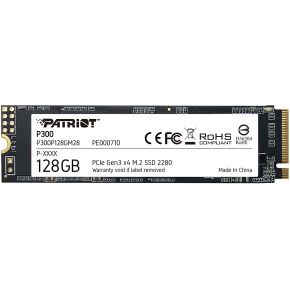 PATRIOT P300/128GB/SSD/M.2 NVMe/5R PATRIOT P300/128GB/SSD/M.2 NVMe/5R