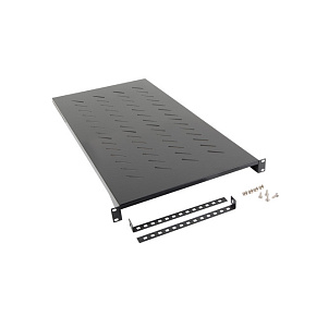 LANBERG 19" PEVNÁ POLICA 1200 MM ČIERNA (1U/483X910 MM MAX. NOSNOSŤ DO 25 KG, 4BODOVÁ MONTÁŽ)