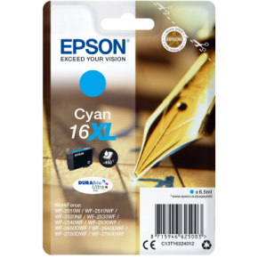 Epson Singlepack Cyan 16XL DURABrite Ultra Ink Epson Singlepack Cyan 16XL DURABrite Ultra Ink