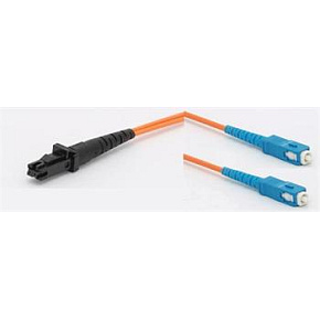 Optický patchkábel duplex MTRJ-SC 50/125 um MM, 1m, OM2