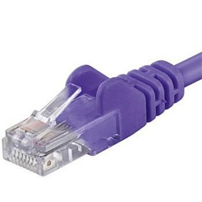 PremiumCord Patch kabel UTP RJ45-RJ45 CAT6 7m fialová PremiumCord Patch kabel UTP RJ45-RJ45 CAT6 7m fialová