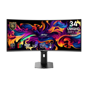MSI MPG/341CQR QD-OLED X36/34"/QD-OLED/wQHD/360Hz/0,03ms/Čierna/3R MSI MPG/341CQR QD-OLED X36/34"/QD-OLED/wQHD/360Hz/0,03ms/Čierna/3R