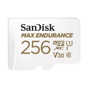 SanDisk MAX ENDURANCE microSDHC 256GB + adaptér