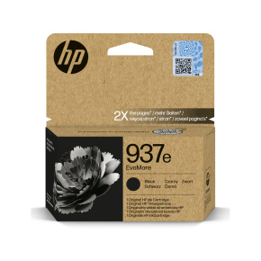 HP 937e atramentová náplň čierna, 4S6W9NE