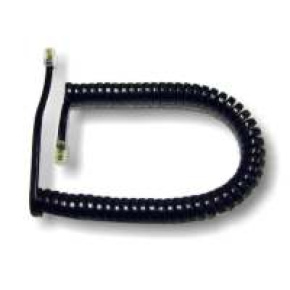 Tel.šňůra kroucená s 2xRJ10 4p4c,2m, černá Tel.šňůra kroucená s 2xRJ10 4p4c,2m, černá