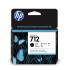 HP 712 Atramentová náplň čierna (80ml); 3ED71A