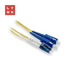 LYNX duplexní patch kabel SM, OS2, LC/SC, 9/125µm, 5m