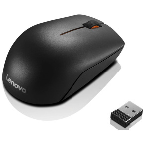 Lenovo 300/Kancelárska/Optická/Bezdrôtová USB/Čierna Lenovo 300/Kancelárska/Optická/Bezdrôtová USB/Čierna