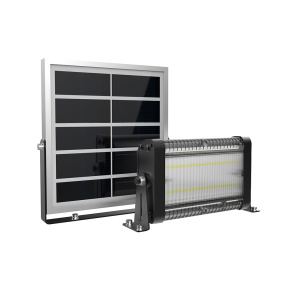 Vonkajšie solárne LED svetlo Viking SR20/3000 lm/4 režimy/IP65/studená biela