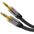 PremiumCord HQ tienený kábel stereo Jack 3.5mm - Jack 3.5mm M/M 5m