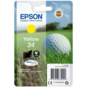Epson Singlepack Yellow 34 DURABrite Ultra Ink Epson Singlepack Yellow 34 DURABrite Ultra Ink