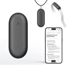 PLAUD Note Pin Grey - AI hlasový záznamník (2025)