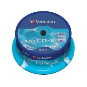 VERBATIM CD-R(25-Pack)Spindle/Crystal/DLP/52x/700MB VERBATIM CD-R(25-Pack)Spindle/Crystal/DLP/52x/700MB