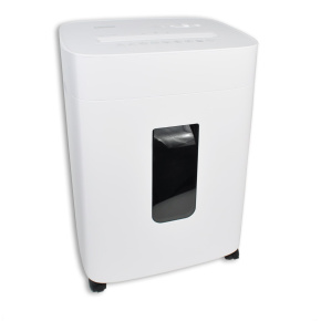 Skartovačka DESQ, 2 x 12 mm, 20l, krížový rez, biela