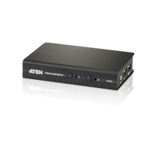 ATEN 2-port DVI KVM USB, audio 2.1, vrátane káblov ATEN 2-port DVI KVM USB, audio 2.1, vrátane káblov