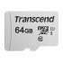 Karta TRANSCEND MicroSDXC 64GB 300S, UHS-I U1 + adaptér