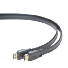 PremiumCord HDMI High Speed + Ethernet plochý kábel, pozlátené konektory, 1,5 m