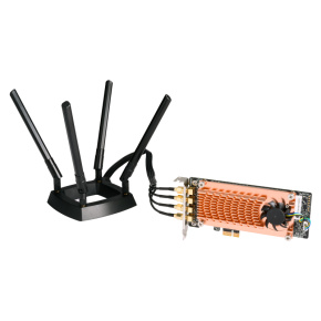 QNAP QWA-AC2600 - PCIe bezdrôtový sieťový adaptér (802.11n a 802.11ac) pre NAS alebo PC