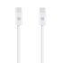 OBAL:ME Super Fast USB-C/USB-C Pletený kábel 100W 2m White