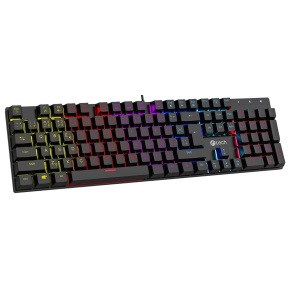 C-TECH mechanická klávesnice Morpheus, casual gaming, CZ/SK, červené spínače, RGB podsvícení, USB C-TECH mechanická klávesnice Morpheus, casual gaming, CZ/SK, červené spínače, RGB podsvícení, USB