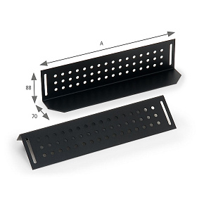 Nosné lyžiny pre rack hl.800mm (L=580mm)-pár sivé
