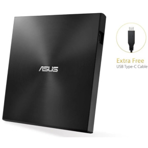 ASUS SDRW-08U9M-U čierna ultraslim DRW USB-C/A ASUS SDRW-08U9M-U čierna ultraslim DRW USB-C/A