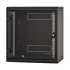Nástenný rack RUA 9U/600mm odn.boč.+perf.dv.čierny