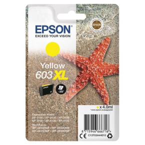 Atramentová tyčinka EPSON Singlepack "Starfish" Yellow 603XL Atramentová tyčinka EPSON Singlepack "Starfish" Yellow 603XL