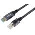 Ethernet. kábel USB3.2->LAN RJ45 10/100/1000, 2m
