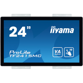24" iiyama TF2415MC-B2: VA, FullHD, capacitive, 10P, 350cd/m2, VGA, DP, HDMI, čierny