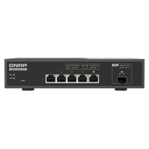 QNAP switch QSW-L3205-1C4T (4x 10GbE port, 1x 10G SFP+/NBASE-T Combo, Lite Managed)