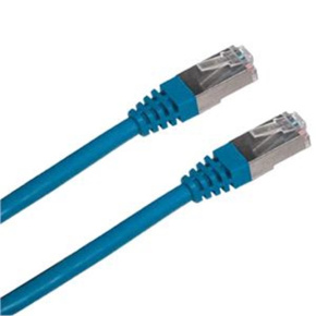Patchkábel S/FTP, Cat6, 2xRJ45, 10m modrý