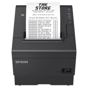 Epson TM-T88VII, USB, USB Host, RS232, Ethernet, ePOS, black Epson TM-T88VII, USB, USB Host, RS232, Ethernet, ePOS, black