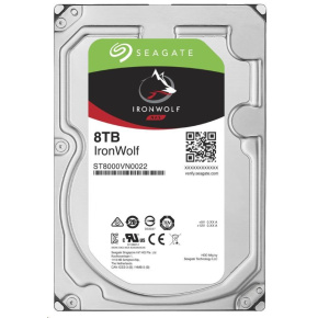 SEAGATE HDD 8TB IRONWOLF (NAS), 3.5", SATAIII, 7200 RPM, Cache 256MB, CMR SEAGATE HDD 8TB IRONWOLF (NAS), 3.5", SATAIII, 7200 RPM, Cache 256MB, CMR