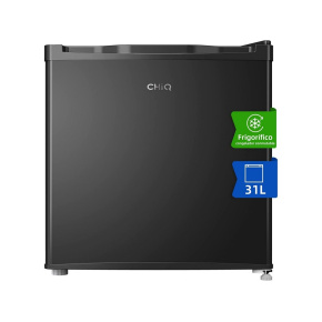 CHiQ CSD31D4E minibar, 31 litrů, 2 přihrádky, -24 °C až +10 °C, mrazák - lednice, 41 dB